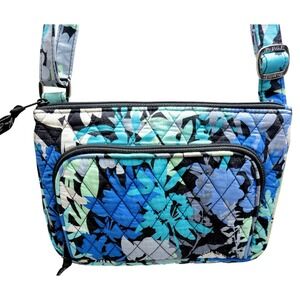 Vera Bradley Crossbody Purse Paisley Retired Print Floral Flowers Adjustable